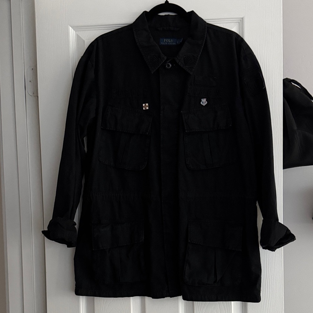 Polo by Ralph Lauren Black Military Jacket